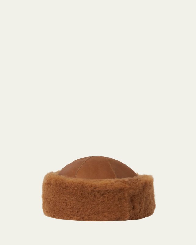 Colbacco Shearling & Leather Bean
